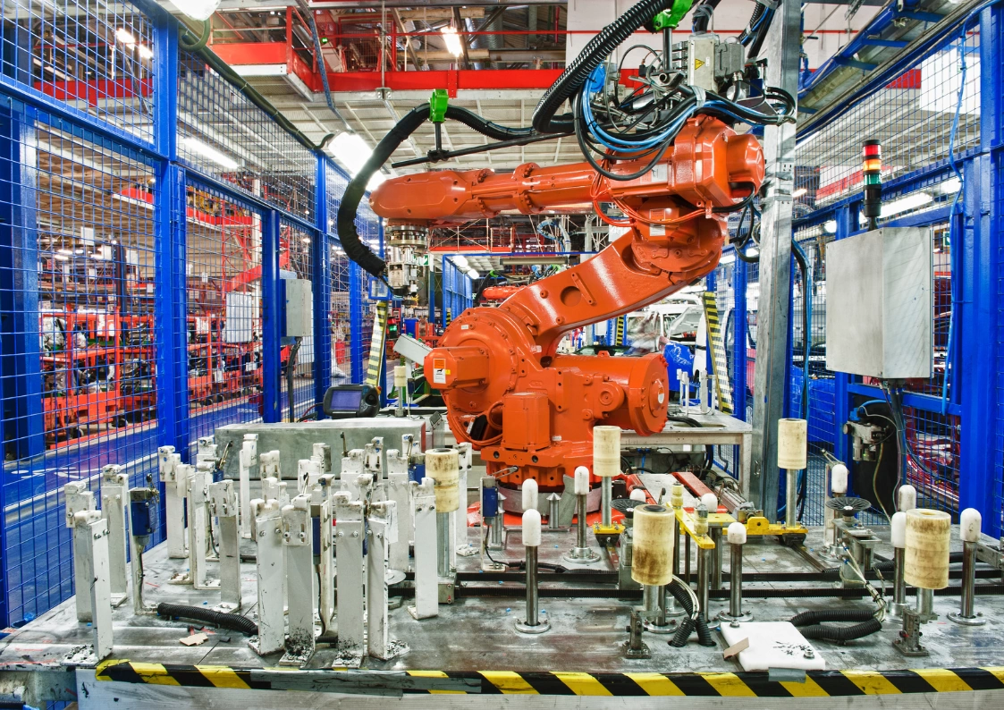 manufacturing machine - using AI for predictive maintenance